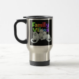 caneca de viagem "Family Vibes"