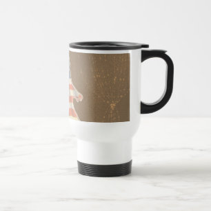 Caneca de viagem fantasma patriótica