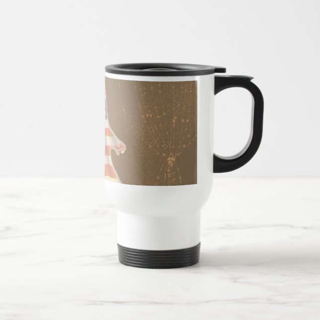 Caneca de viagem fantasma patriótica (Direita)