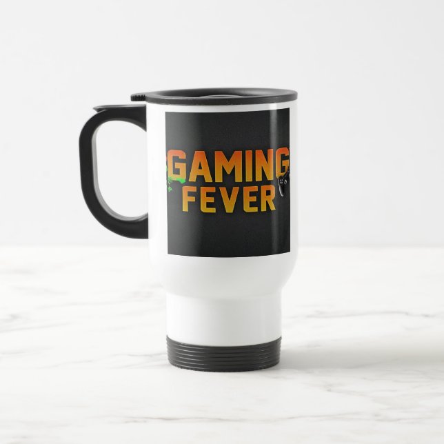 caneca de viagem "Febre de jogos" (Esquerda)