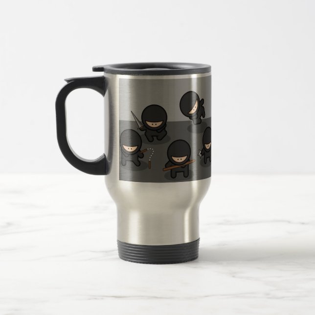 Caneca de viagem FEITA SOB ENCOMENDA de Ninjas (Esquerda)