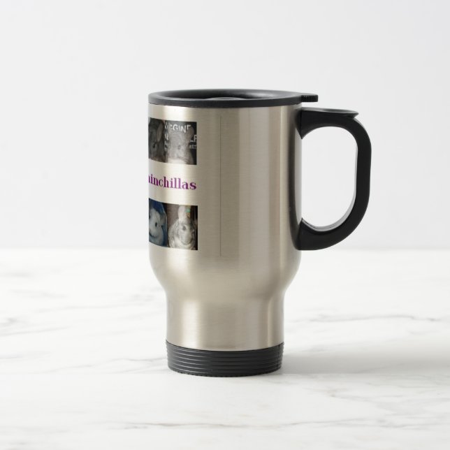 caneca de viagem finalmente home das chinchilas (Direita)