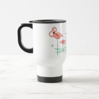 Caneca de viagem Flamingo Ocean Trio
