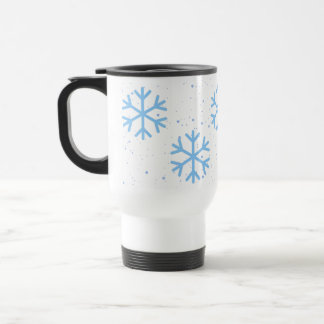 Caneca de viagem Flocos de Neve Feriados