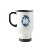 Caneca de Viagem Floral Borboleta