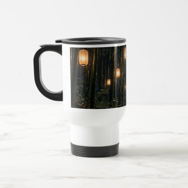 Caneca de Viagem Floresta Lanterna Brilho (Esquerda)