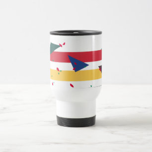 caneca de viagem "Folhas Festivas"