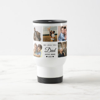 caneca de viagem Fotográfica "Nós Amo-Te Pai"