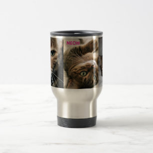 Caneca de Viagem Gato Bengal Meow