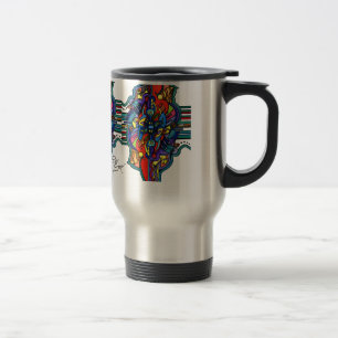Caneca de viagem gêmea da chama de aço inoxidáv