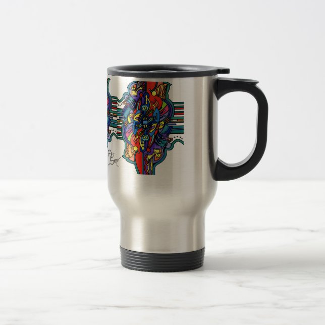 Caneca de viagem gêmea da chama de aço inoxidável (Direita)