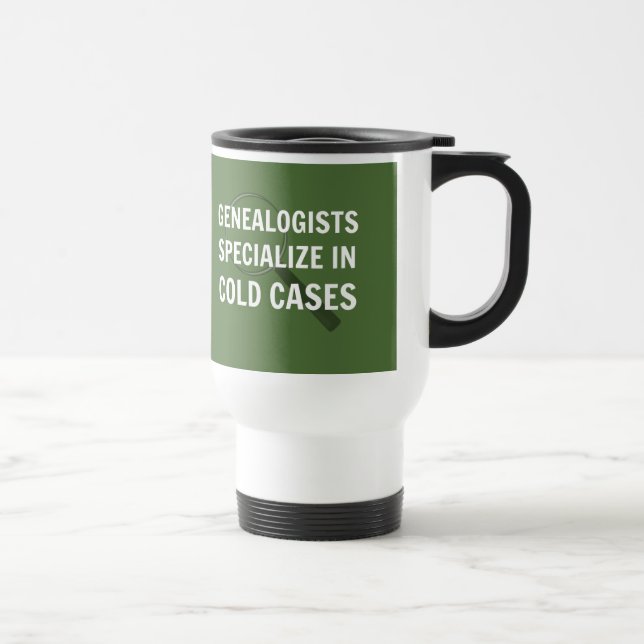 Caneca de viagem genealógica (verde) (Direita)