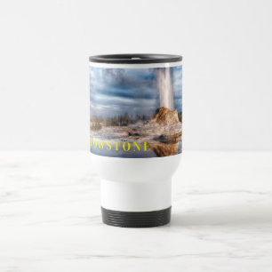 Caneca de viagem Geyser Yellowstone