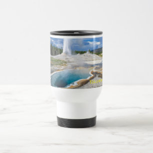 Caneca de viagem Geyser Yellowstone