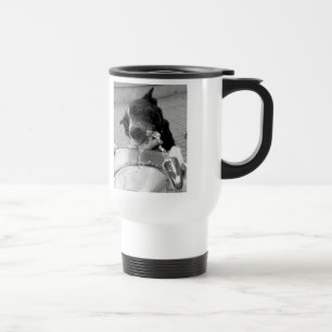 Caneca de viagem grande personalizada com foto