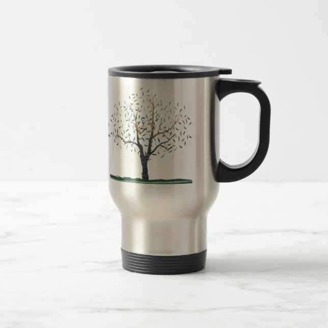 Caneca de viagem - imagem da árvore da arte do (Direita)