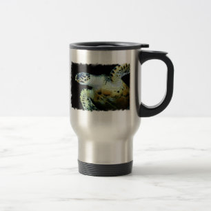 Caneca de viagem inoxidável da tartaruga de mar d