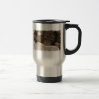 Caneca de viagem inoxidável do chimpanzé do bebê