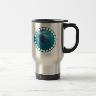 Caneca de viagem inoxidável do peixe-boi