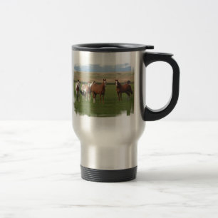 Caneca de viagem inoxidável do rebanho de um