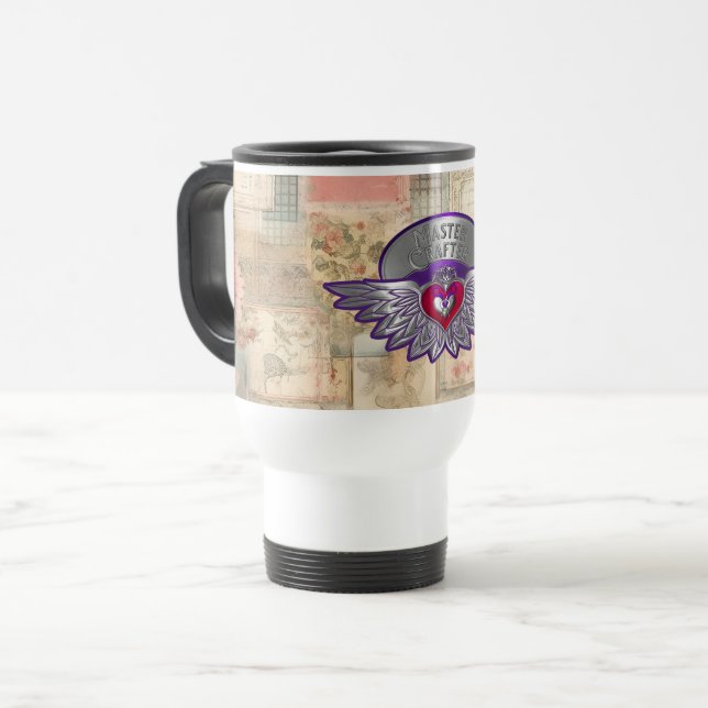 Caneca de Viagem Insígnia Mestre de Álbum de Recor (Frente Esquerda)