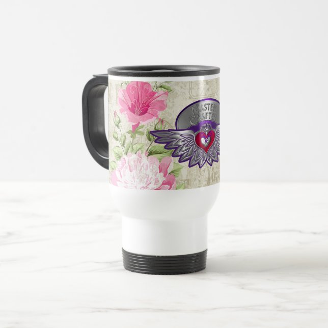 Caneca de Viagem Insígnia Mestre de Álbum de Recor (Frente Esquerda)