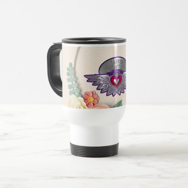 Caneca de Viagem Insígnia Mestre de Álbum de Recor (Frente Esquerda)
