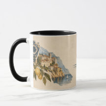 Caneca de Viagem Inspirada em Jornada Artística Mo