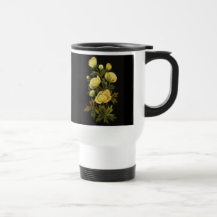 Caneca de viagem intemporal do branco de