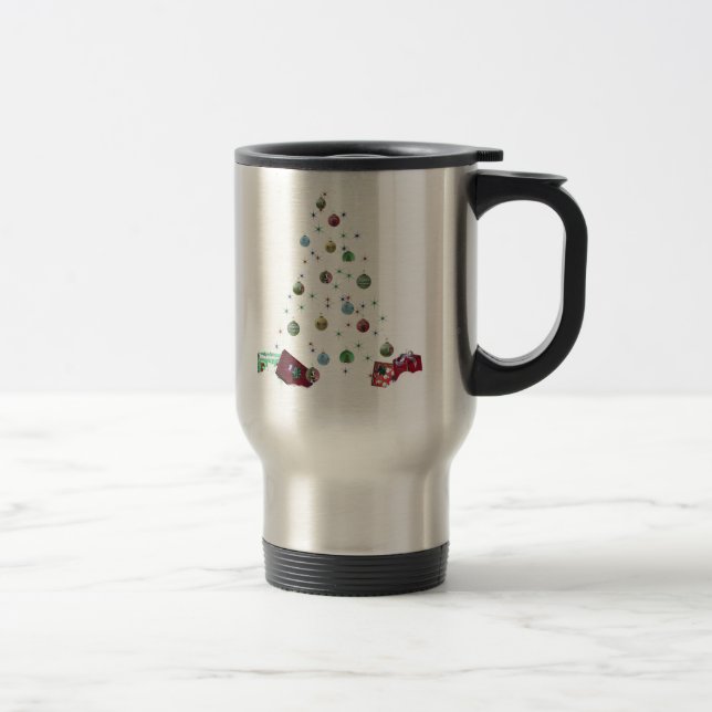 Caneca de viagem invisível da árvore de Natal (Direita)