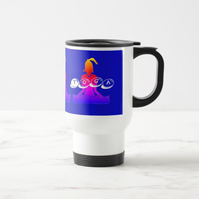 Caneca de viagem 'Ioga Java' de Viagem ao trabalho (Direita)