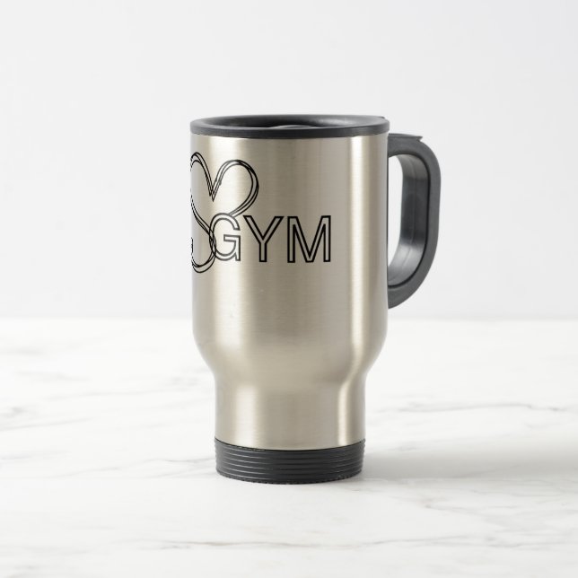 Caneca de Viagem Isolada Espírito de Guerreiro (Frente Esquerda)