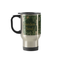 Caneca de Viagem Jardim da Alma Botânica Vintage –