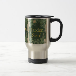 Caneca de Viagem Jardim da Alma Botânica Vintage –