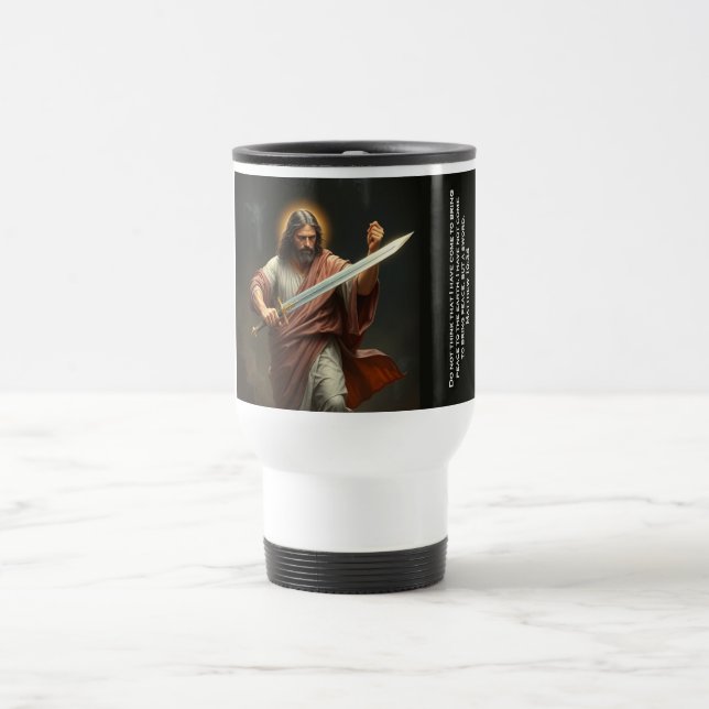 Caneca de Viagem Jesus Cristo Retorna com uma Espa (Centro)