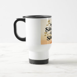 Caneca de viagem Keep Singing Keep Shining