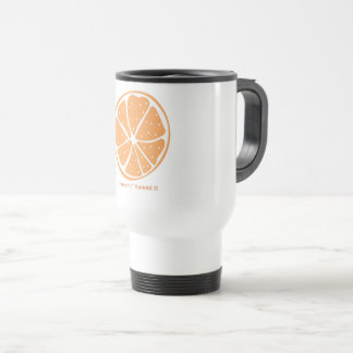 caneca de viagem laranja