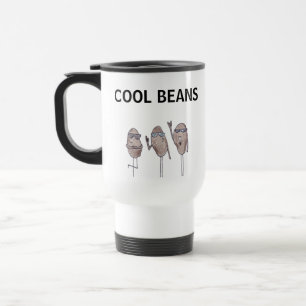 Caneca de viagem legal dos feijões
