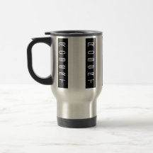 Caneca de Viagem Listrada Personalizada