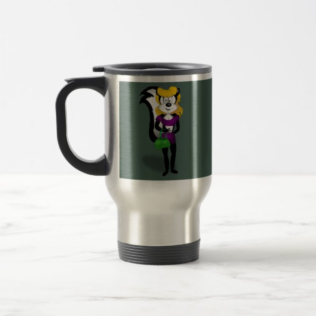 Caneca de viagem louca da jaritataca (Esquerda)