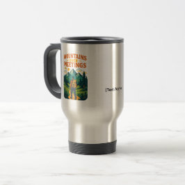 Caneca de Viagem Montanhas Sobre Reuniões | Adicio