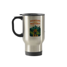 Caneca de Viagem Montanhas Sobre Reuniões | Adicio