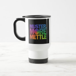 caneca de viagem "Muster More Mettle"