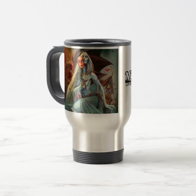 Caneca de viagem Mythos de Lovecraft (Frente Esquerda)