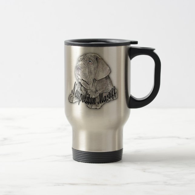 Caneca de viagem napolitana do Mastiff (Direita)