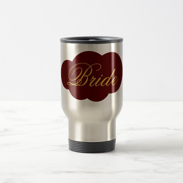 Caneca de Viagem Noiva Moderna Presentes de Casame (Centro)