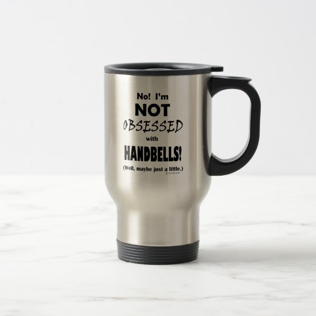 Caneca de viagem Obcecada dos Handbels (Direita)