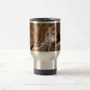 Caneca de viagem observador do leopardo