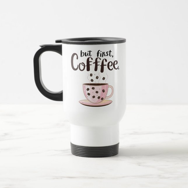Caneca de viagem para amantes de café (Esquerda)