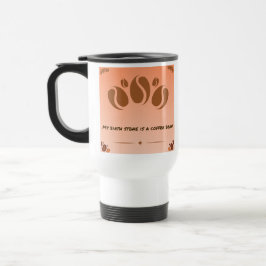 Caneca de Viagem para Amantes de Café Engraçados